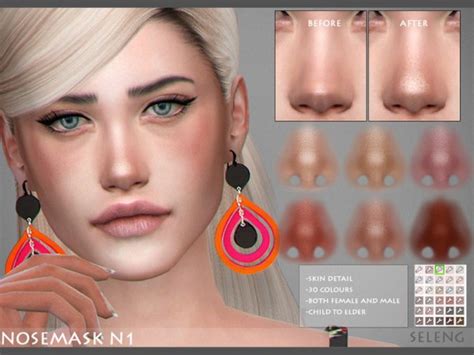 The Sims Resource Nosemask N1 By Seleng Sims 4 Downloads