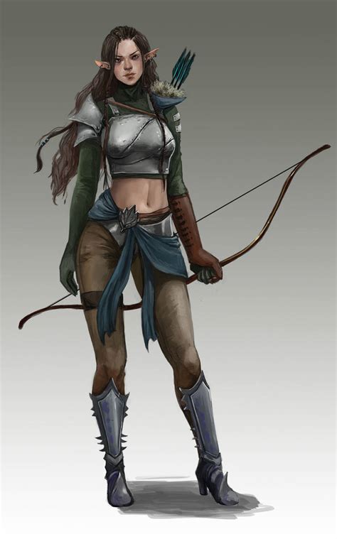 Elven Archer By Jowielimart On Deviantart