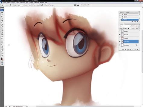 How To Make Manga Faces With A Touch Of Realism Digital Painting