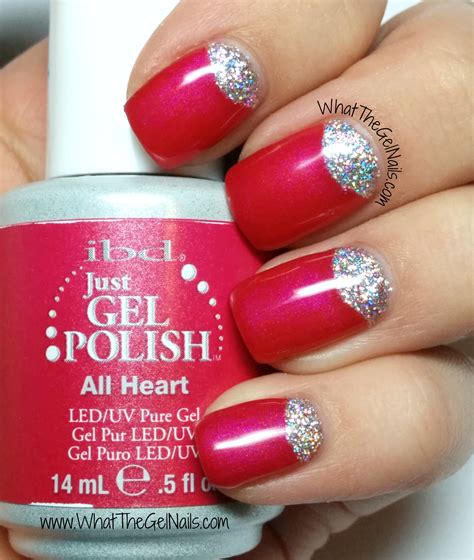 Gel Polish Glitter Nails For My Birthday
