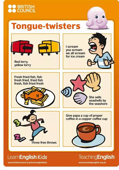 11 Best Tongue Twisters Images On Pinterest Funny Tongue Twisters