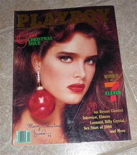 December Playboy Coverbabe Brooke Shields Playmate Laurie