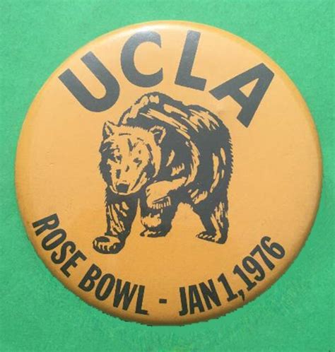 1976 Ucla Bruins Rose Bowl Game Pin Back Button Ncaa Football Ebay