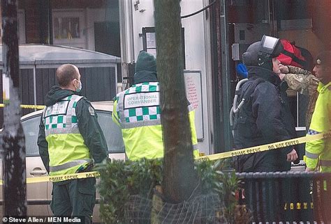 Dramatic Moment Armed Police Pin Down Suspect And Find Two Grenades In