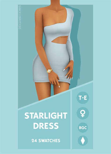 Starlight Dress Simcelebrity00 Sims 4 Expansions Sims 4 Toddler