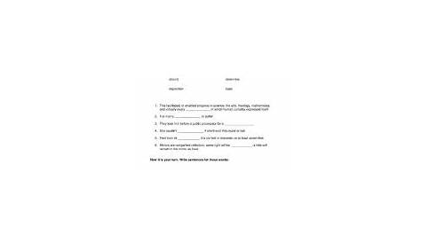 Vocabulary Grade 8 - ESL worksheet by Issieoo