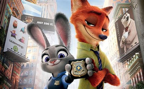 Rabbit Fox Icon Zootopia Zeropolis Hd Wallpaper Wallpaperbetter