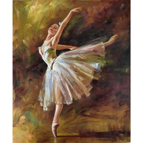 Hand Painted Oil Paintings Edgar Degas Dancer Ballerina