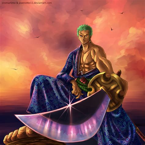 Roronoa Zoro One Piece Drawn By Cromarlimo And Jeannette11 Danbooru