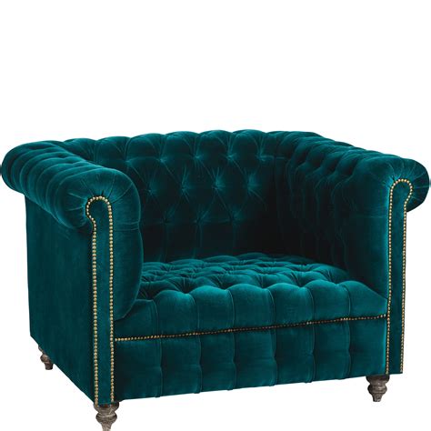 Try adding this stool to your living room ensemble for a splash of seaside style, and a convenient seat to offer to guests or a place to set out a tray of movie night snacks. Chesterfield Velvet Armchair - Teal | Turquoise home decor ...