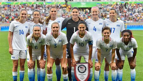 Usa Womens Olympic Soccer Team 2016 Rio 2016 Us Women S Soccer Team