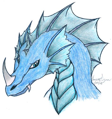 Water Dragon Head — Weasyl