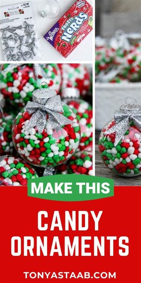 How To Make Christmas Candy Filled Ornaments Tonya Staab