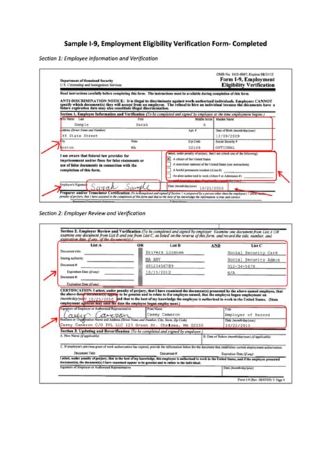 Employment Eligibility Verification Form I Printable Forms Sexiz Pix