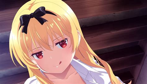 Anime Arifureta Shokugyou De Sekai Saikyou Blonde Face Girl Red