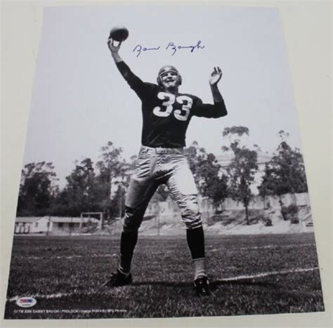 Sammy Baugh Signed Photo 16x20 Autographed Redskins Psadna Ebay