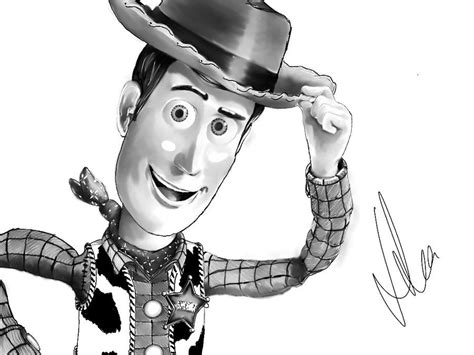 Toy Story Digital Art Woody By Jonsink On Deviantart Dibujos