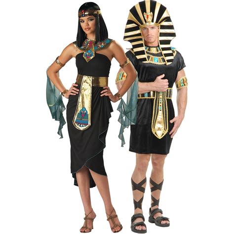 cleopatra and pharaoh couples costume halloween kostüm selber machen diy kostüm paar kostüme
