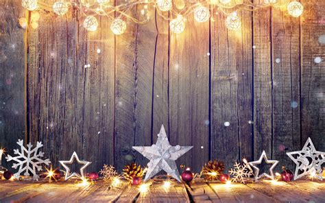 Merry Christmas Stars Decorations In Wall Wallpaper 11660 Baltana
