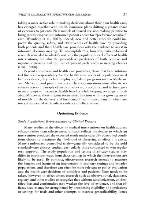 What should i include on an exemplar sheet? 2 What Is Comparative Effectiveness Research? | Initial ...