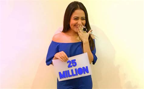 Neha Kakkar Hits 25 Million Followers On Instagram Thanks Fans