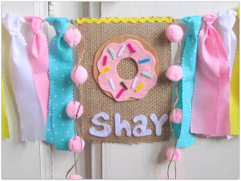 Donut Grow Up Banner Donut First Birthday Banner Donut Party Etsy