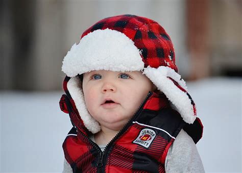 Free Photo Snow Baby Winter Baby Cute Boy Hippopx