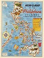 Philippines Map Art Print Pictorial Map of Philippines ...