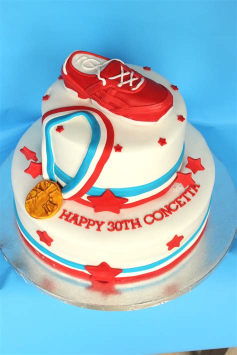 Birthday cake cookie is an epic cookie released on october 23rd, 2019, alongside her pet, party balloon. Heavenly Bites Cakes: Red, White & Blue Runner 30th Birthday Cake