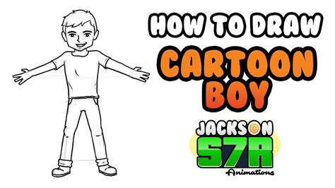 How To Draw A Cartoon Boy Easily Drawing Tutorial Jackson S7r