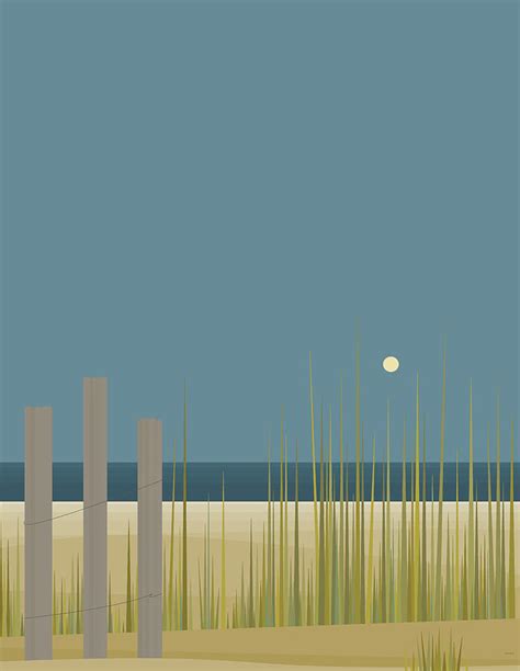 Beach Fence Digital Art By Val Arie Pixels