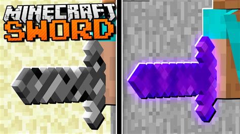 Portal Sword Vs Bedrock Sword In Minecraft Youtube