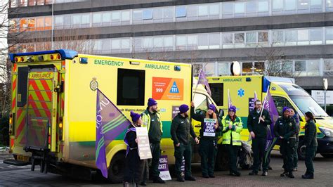 Thousands Of Ambulance And Environment Agency Workers To Strike In