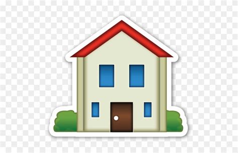 House Building Emoji Casa Free Transparent Png Clipart Images Download