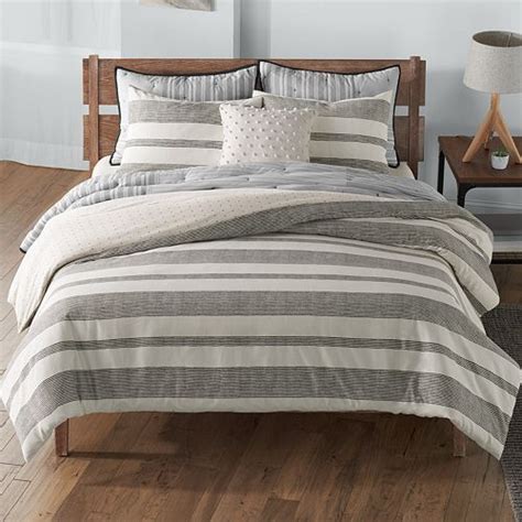 We have country bedding styles in twin, full, queen, and king sizes. SONOMA Goods for Life® Farmhouse Stripe Comforter Set with ...