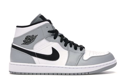 Air Jordan 1 Mid Smoke Grey Oversized Sneakers Shop