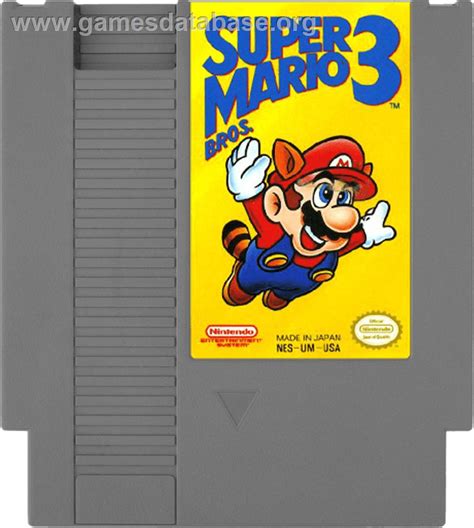 Super Mario Bros 3 Nintendo Nes Artwork Cartridge