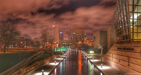 Indianapolis skyline at Night photo taken by Indiana Architectural Photographer Jason Humbracht ...