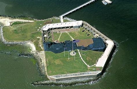 Aerial Photo Of Fort Sumter Charleston Harbor South Carolina Sc