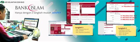 Sharing buttons cara mudah daftar akaun bank islam online | bankislam.biz. Bayar Bil AKSB Anda Menggunakan JomPAY - Air Kelantan Sdn ...