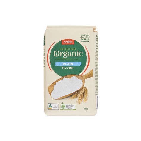 Calories In Coles Organic Plain Flour Calcount