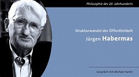 «Strukturwandel der Öffentlichkeit» von Jürgen Habermas Gespräch mit M ...