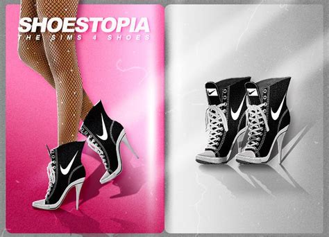 Shoestopia Blinding Lights Boots Shoestopia Shoes For Sims 4
