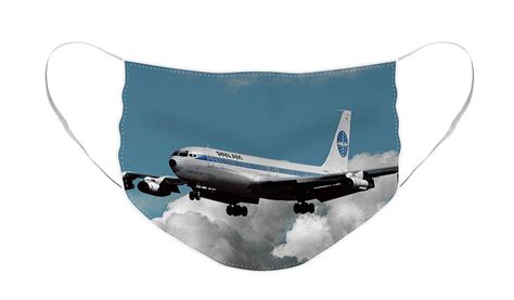 Classic Pan Am Boeing 707 Face Mask For Sale By Erik Simonsen
