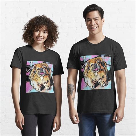 Pekingese Cartoonized T Shirt For Sale By Gooberella Redbubble