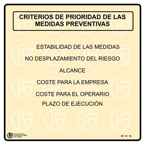 Nueva Ventanacriterios De Prioridad De Las Medidas Preventivas Pdf