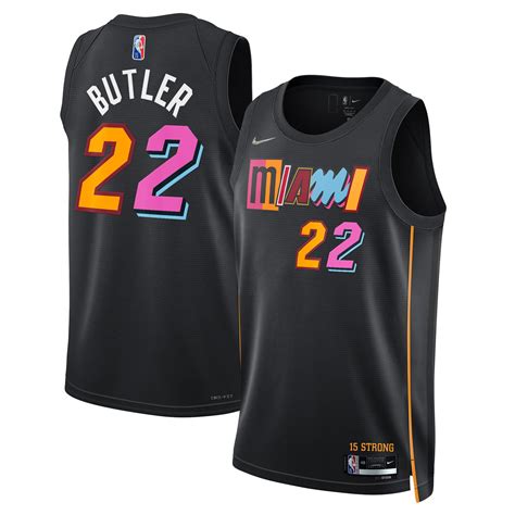 Miami Heat Mens Jimmy Butler 202122 City Edition Swingman Jersey