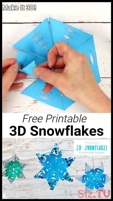 Stunning 3d Snowflakes Stunning 3d Snowflakes Kids Craft Room Save