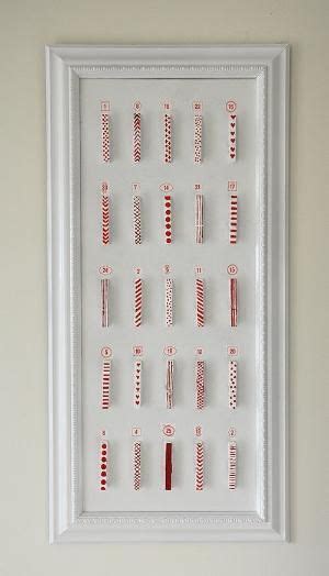 Diy Advent Calendar With Clothespins By Margie