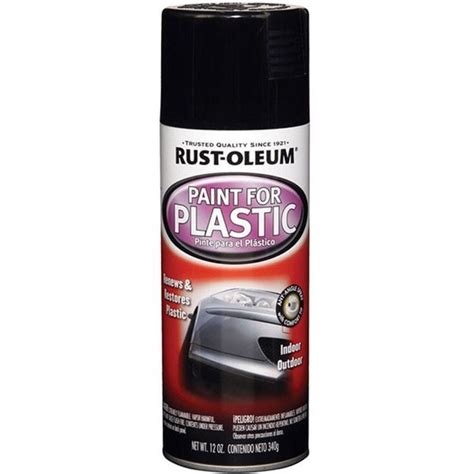 Pintura En Spray Automotive Plastico Negro Brillante Rust Oleum Pintulac